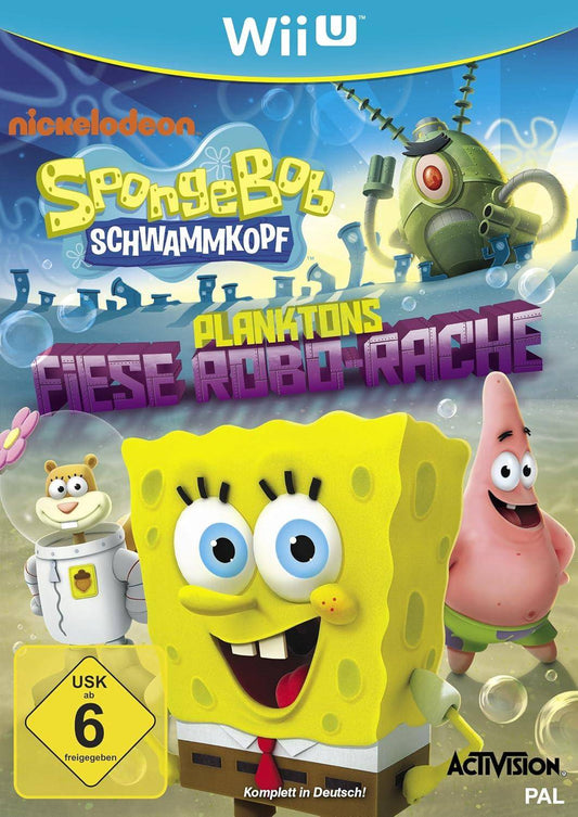 Wii U - Spongebob Schwammkopf Planktons Fiese Robo Rache (Gebraucht)