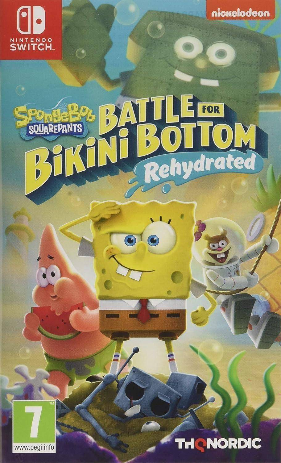 Switch - Spongebob Schwammkopf Battle For Bikini Bottom Rehydrated - Nur Modul (Gebraucht)