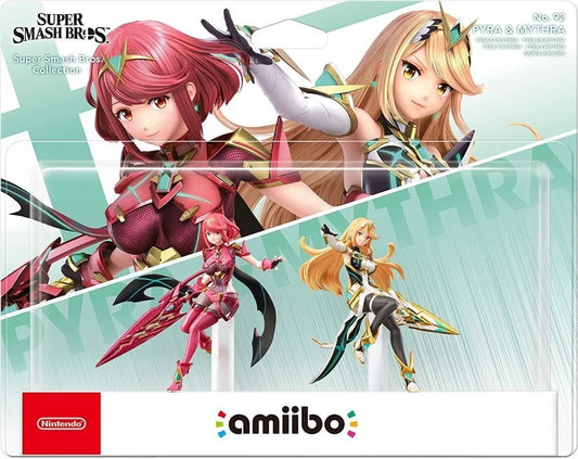 Amiibo - Super Smash Bros. Collection No. 92 Pyra & Mythra - Mit OVP (Sealed)