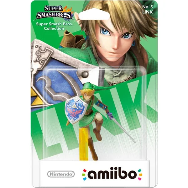 Amiibo - Super Smash Bros. Collection No. 5 Link - Mit OVP (Sealed)