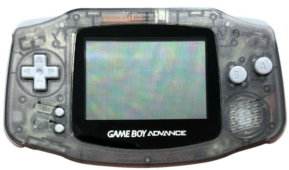 Game Boy Advance - Konsole - Custom Design - Schwarz/Grau (Gebraucht)