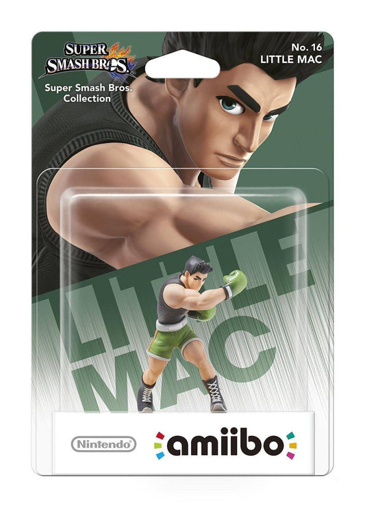 Amiibo - Super Smash Bros. Collection No. 16 Little Mac - Mit OVP (Sealed)
