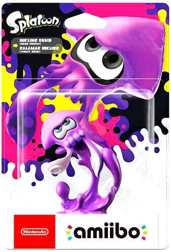 Amiibo - Splatoon Inkling Squid Neon Pink - Mit OVP (Sealed)