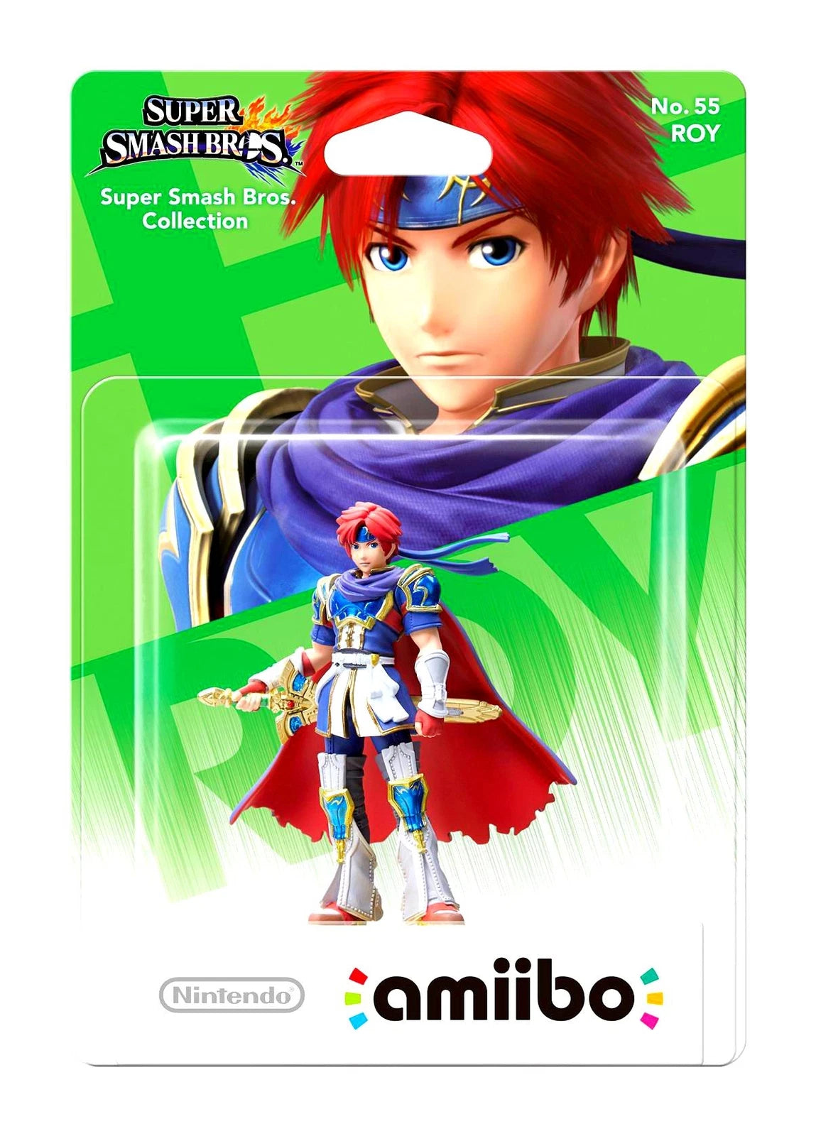 Amiibo - Super Smash Bros. Collection No. 55 Roy - Mit OVP (Sealed)