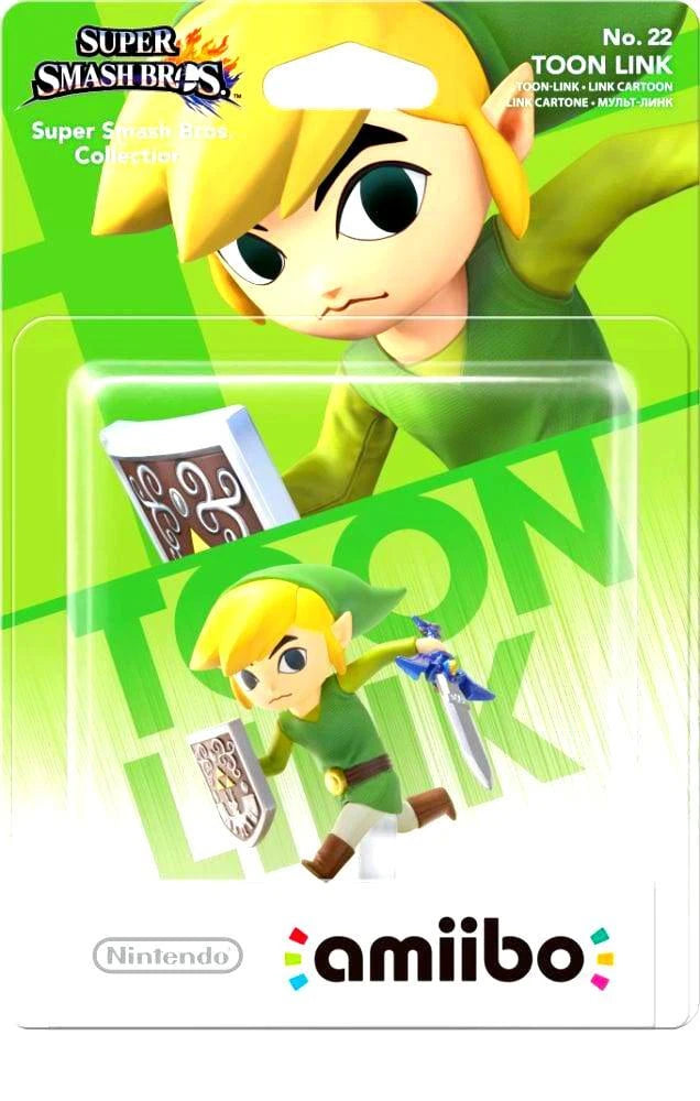 Amiibo - Super Smash Bros. Collection No. 22 Toon Link - Mit OVP (Sealed)