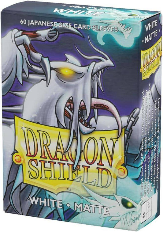Dragon Shield - Kartenhüllen Japanische Größe - Weiß Matt - 60 Stk