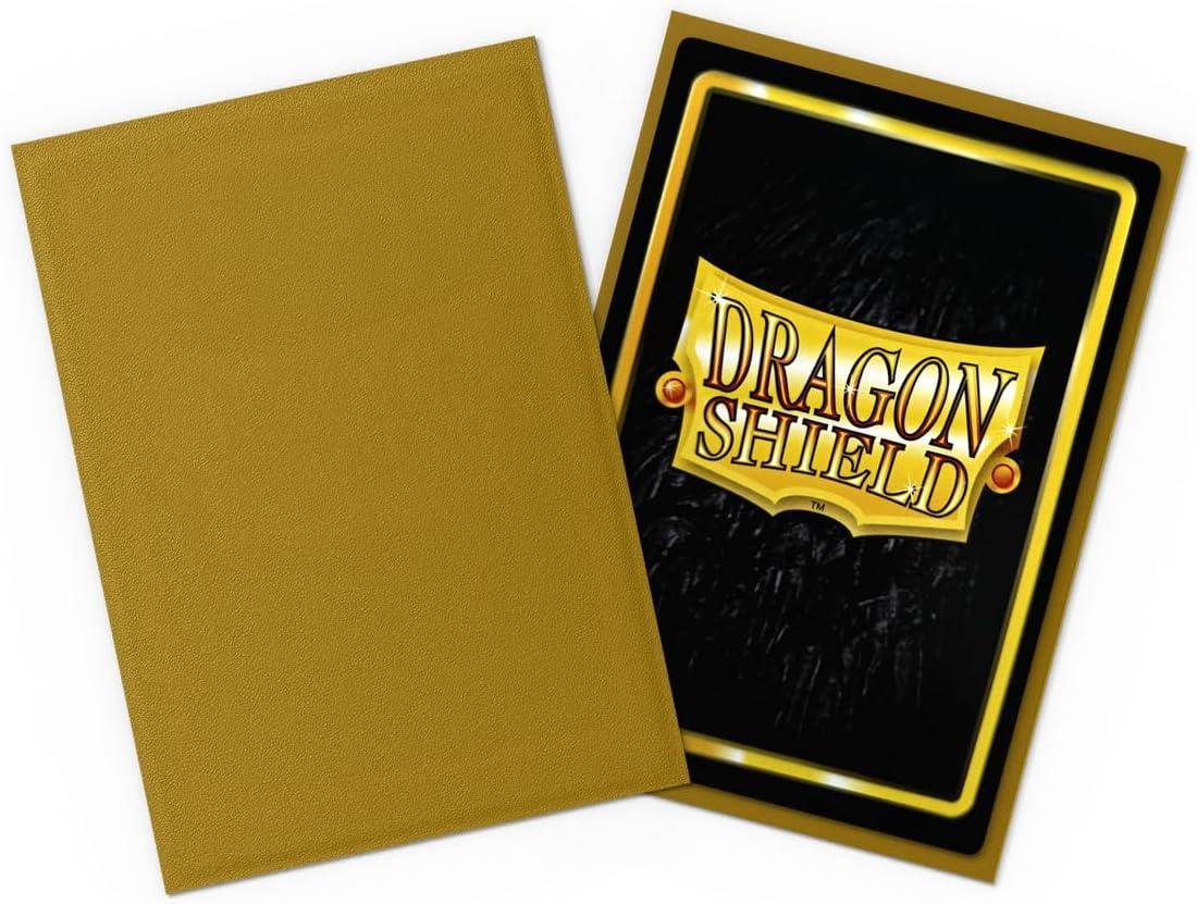 Dragon Shield - Kartenhüllen Japanische Größe - Gold Matt - 60 Stk