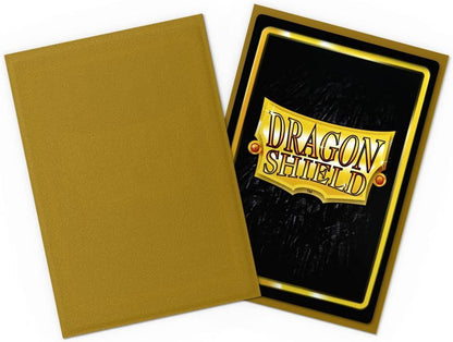 Dragon Shield - Kartenhüllen Japanische Größe - Gold Matt - 60 Stk