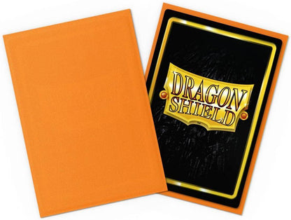 Dragon Shield - Kartenhüllen Japanische Größe - Orange Matt - 60 Stk