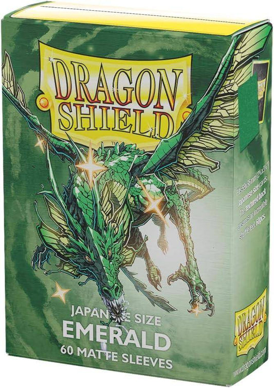 Dragon Shield - Kartenhüllen Japanische Größe - Smaragd-Grün Matt - 60 Stk