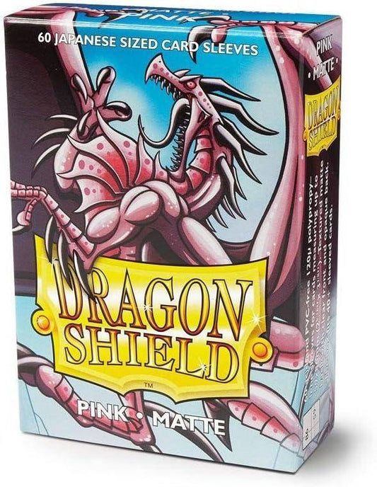 Dragon Shield - Kartenhüllen Japanische Größe - Rosa Matt - 60 Stk