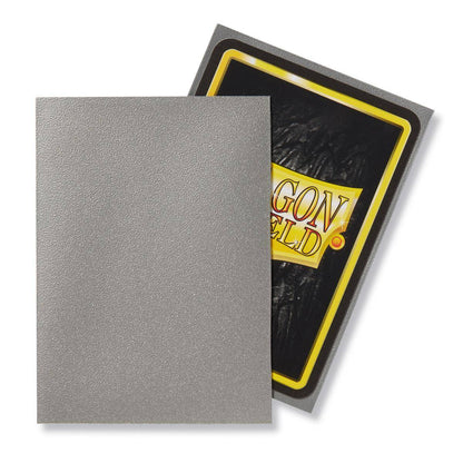 Dragon Shield - Kartenhüllen Standard Größe - Silber Matt - 100 Stk
