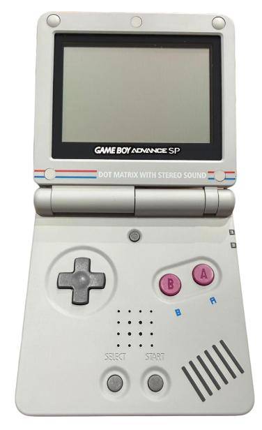 Game Boy Advance SP - Konsole - Custom Design - Classic (Gebraucht)