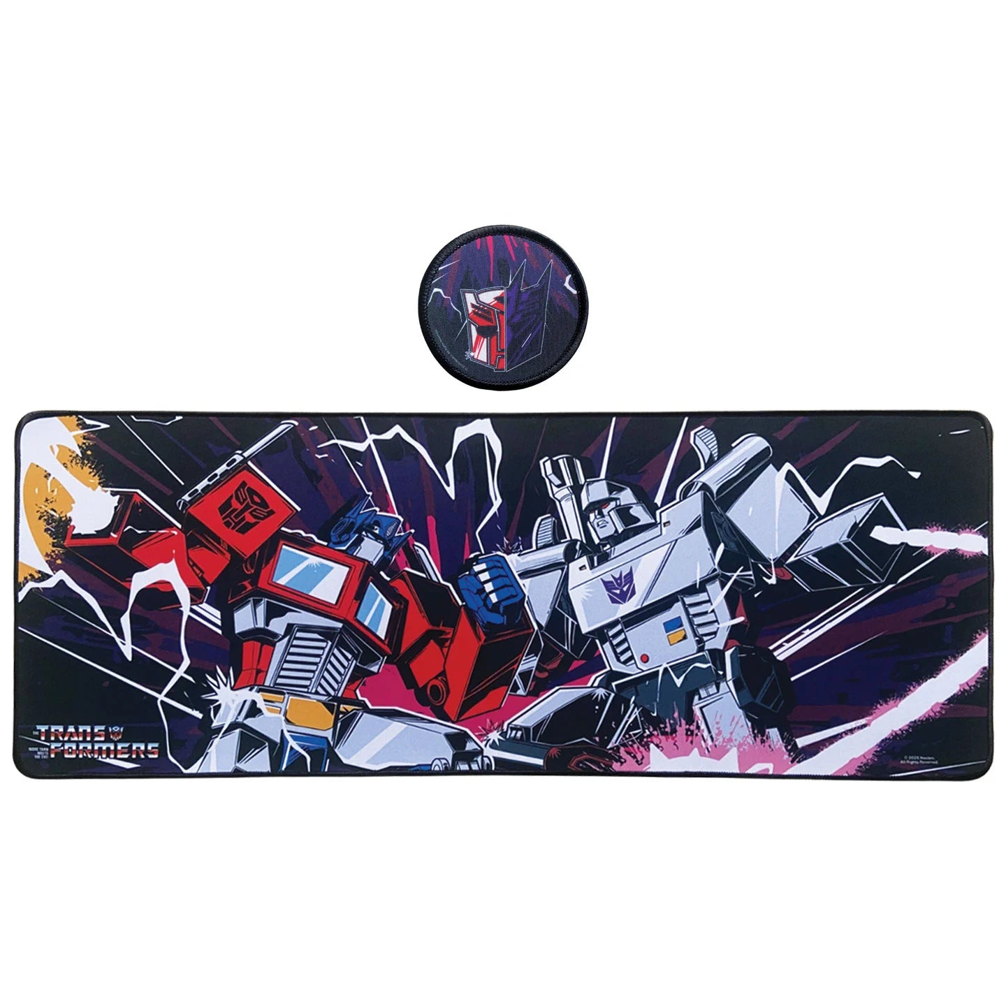 Transformer - Mousepad + Untersetzer Autobots vs Decepticons - 80 x 30 cm