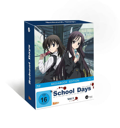 School Days - Limited Mediabook Edition - Vol 1 - Blu-Ray (Sealed)