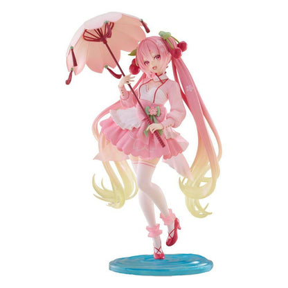 Hatsune Miku - Statue Hatsune Miku Sakura Umbrella - 21 cm