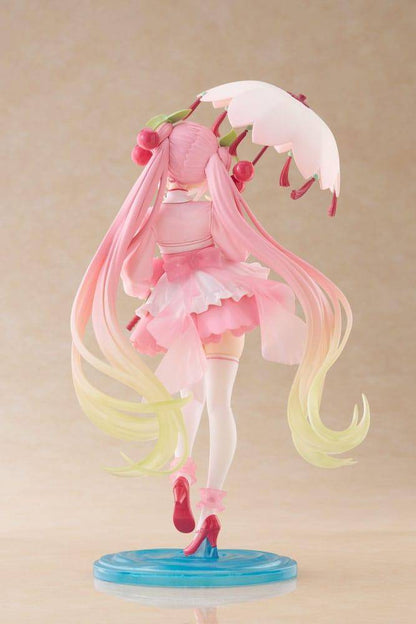 Hatsune Miku - Statue Hatsune Miku Sakura Umbrella - 21 cm