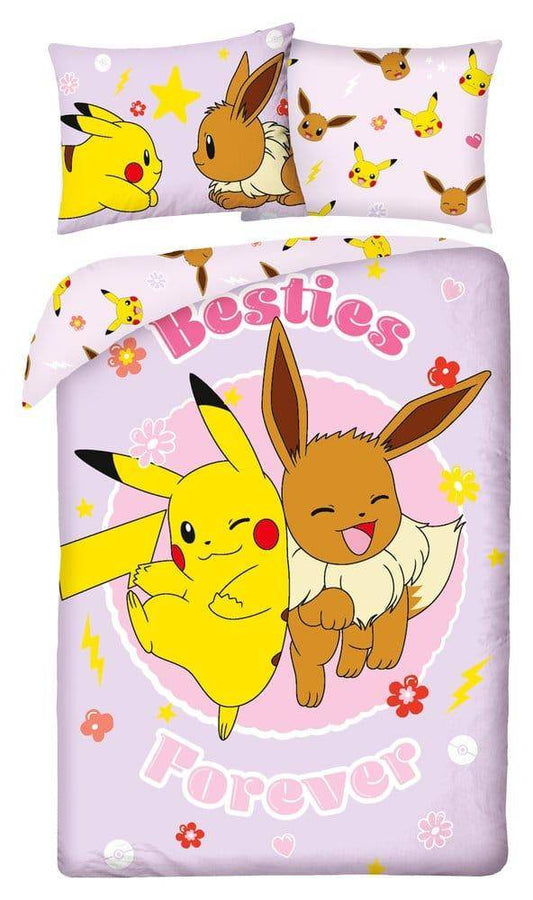 Pokémon - Bettwäsche Set Besties Forever - 140 x 200 cm / 70 x 90 cm