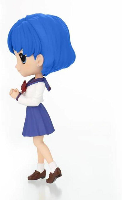 Sailor Moon - QPosket Minifigur Sailor Merkur Schuluniform - 14 cm - JPN
