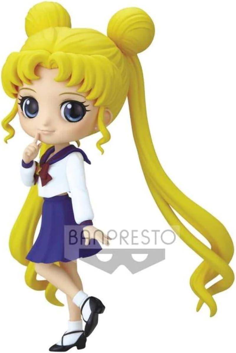 Sailor Moon - QPosket Minifigur Sailor Moon Schuluniform - 14 cm - JPN