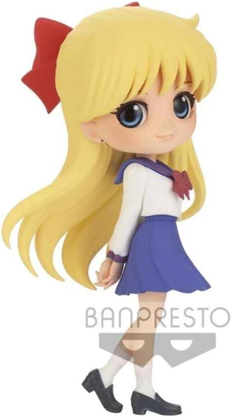 Sailor Moon - QPosket Minifigur Sailor Venus Schuluniform - 14 cm - JPN