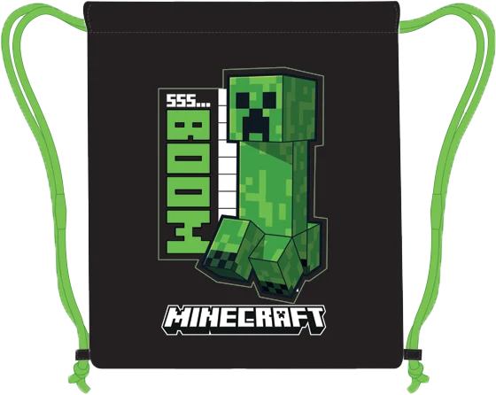Minecraft - Turnbeutel Creeper - 40 x 34 cm