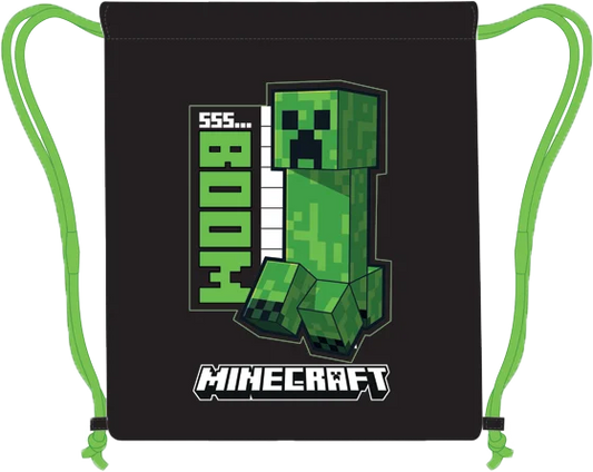Minecraft - Turnbeutel Creeper - 40 x 34 cm