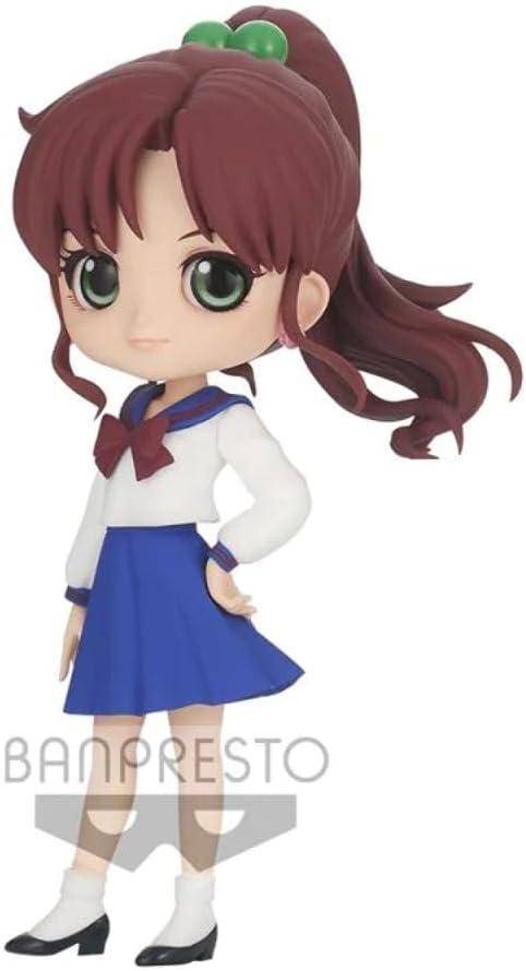 Sailor Moon - QPosket Minifigur Sailor Jupiter Schuluniform Version A - 14 cm - JPN
