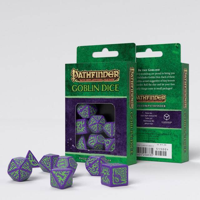 Q Workshop - Würfel Set RPG Pathfinder - Goblin Dice - 7