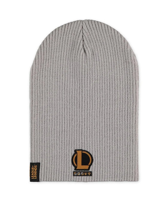 League of Legends - Haube Logo grau