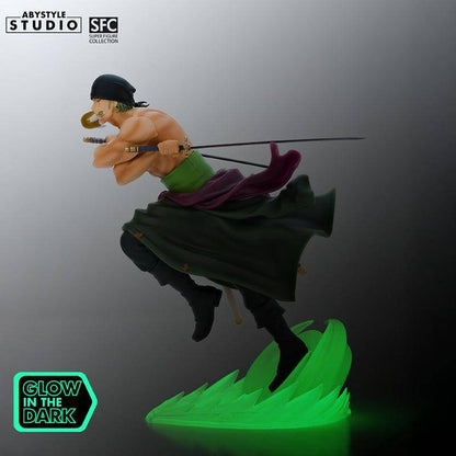 One Piece - Statue Zorro Glow in the Dark - 18 cm