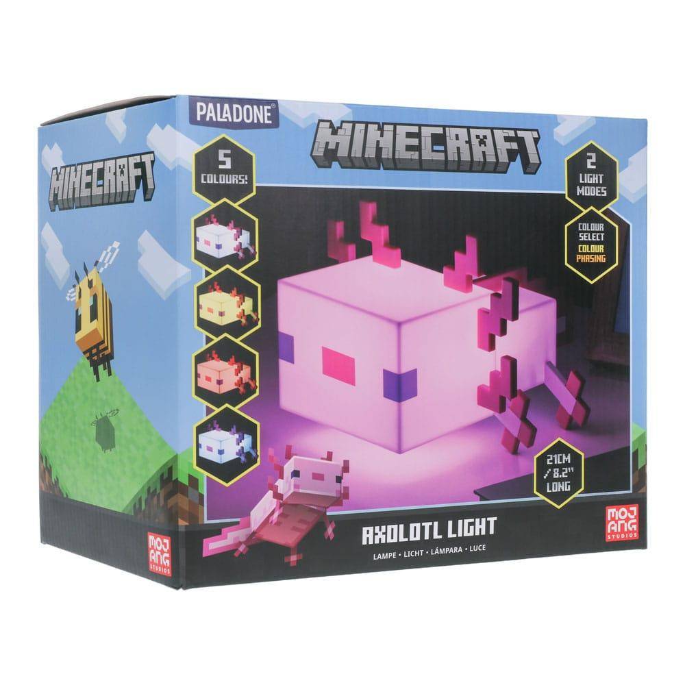 Minecraft - Lampe Axolotl - 14 cm