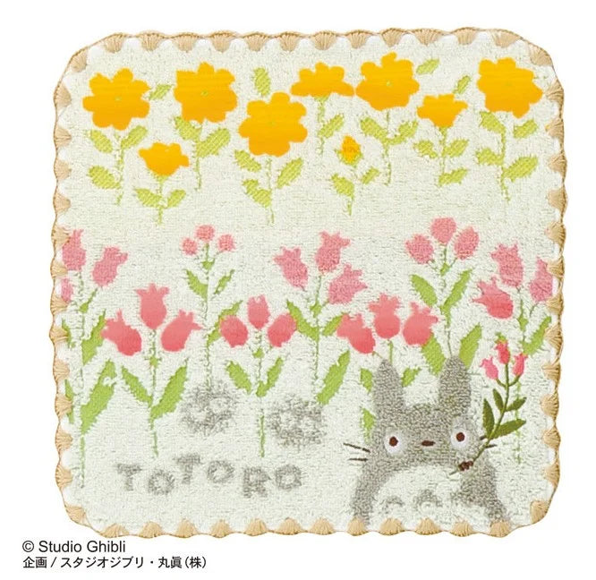 Studio Ghibli - Mini-Handtuch Mein Nachbar Totoro Blumen - 25 x 25 cm