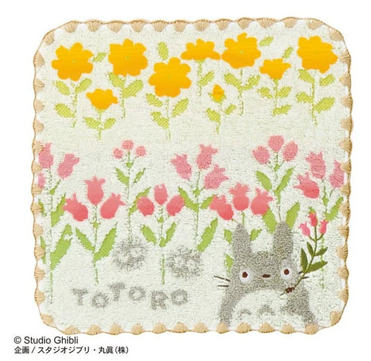 Studio Ghibli - Mini-Handtuch Mein Nachbar Totoro Blumen - 25 x 25 cm