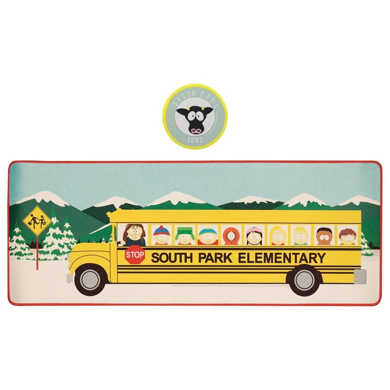 South Park - Mousepad + Untersetzer Schulbus - 80 x 30 cm