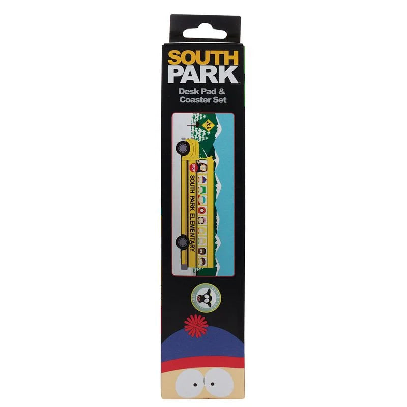 South Park - Mousepad + Untersetzer Schulbus - 80 x 30 cm