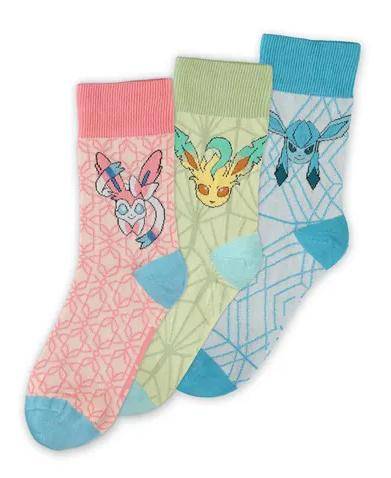 Pokémon - Socken Set Feelinara, Glaziola & Folipurba - 39-42