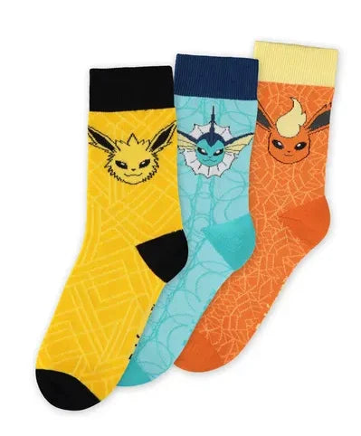 Pokémon - Socken Set Blitza, Aquana & Flamara - 39-42