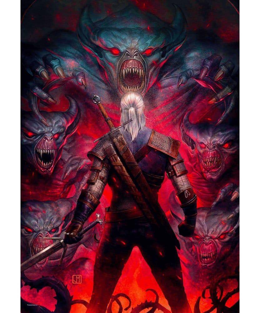 The Witcher - Puzzle Geralt VS Monster - 1000 Teile