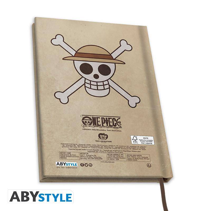 One Piece - Notizbuch Wanted Ruffy Gear 5 - A5