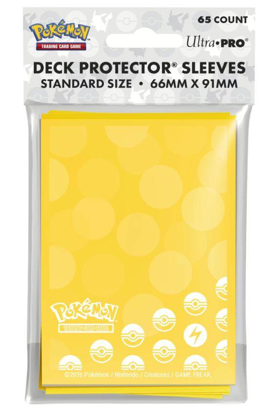 Pokemon - Kartenhüllen Standart Größe Elektro - 65 Stk