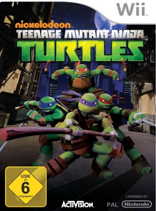 Wii - Nickelodeon Teenage Mutant Ninja Turtles (Gebraucht)
