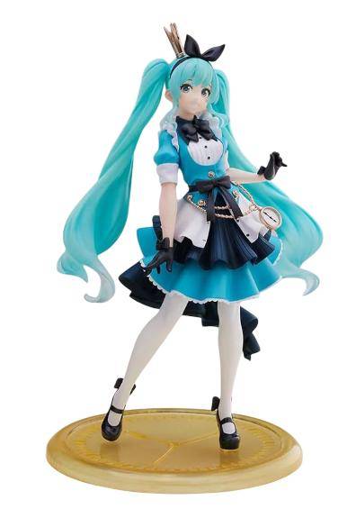 Hatsune Miku - Statue Miku Wonderland Alice - 21 cm