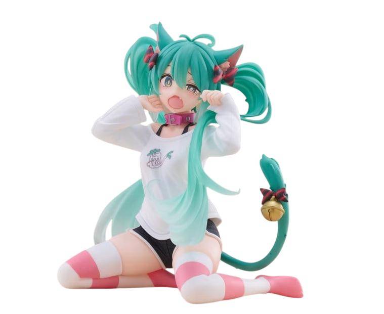Hatsune Miku - Statue Miku Cat - 13 cm