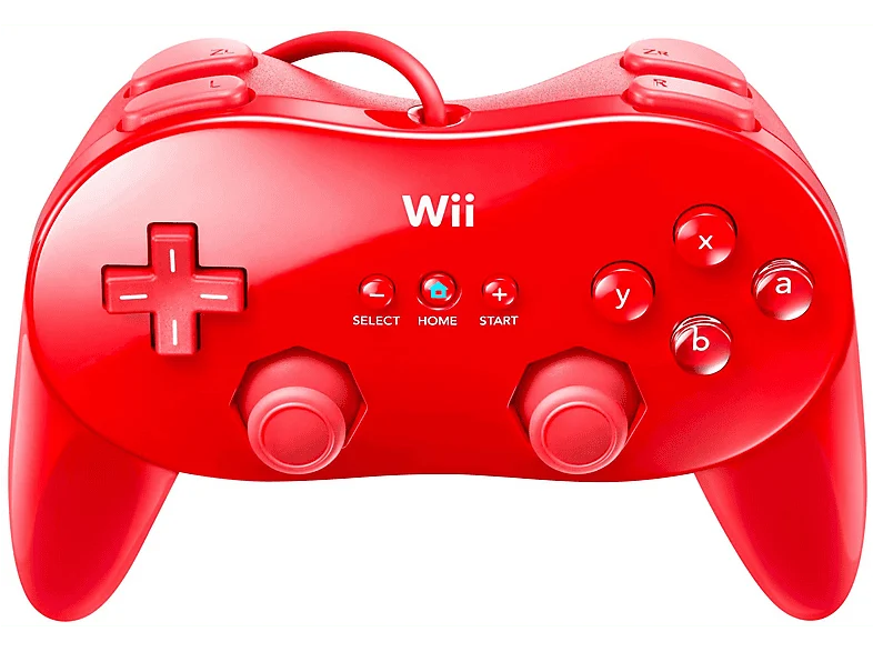 Wii - Classic Controller Pro - Rot (Gebraucht)