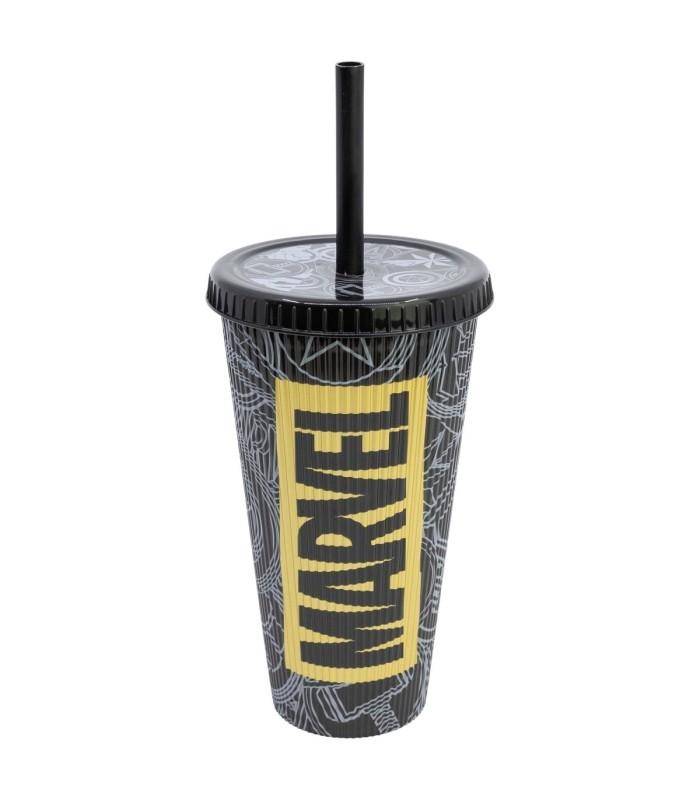 Marvel - Becher mit Strohhalm MARVEL - 790 ml
