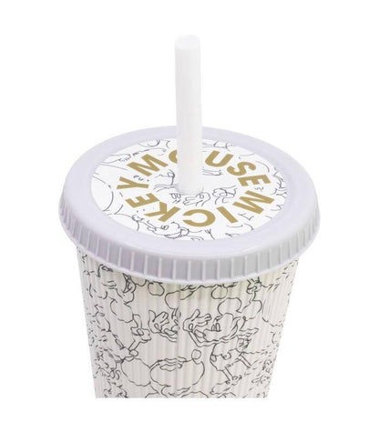 Disney - Becher mit Strohhalm Mickey Mouse - 790 ml