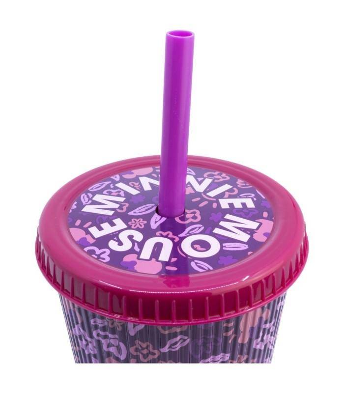 Disney - Becher mit Strohhalm Minnie Mouse - 790 ml