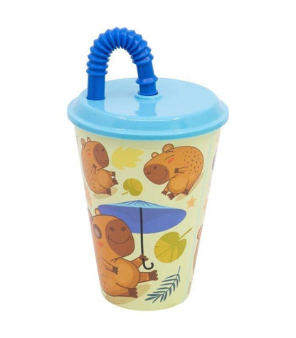 Capybara - Becher mit Strohhalm - 430 ml