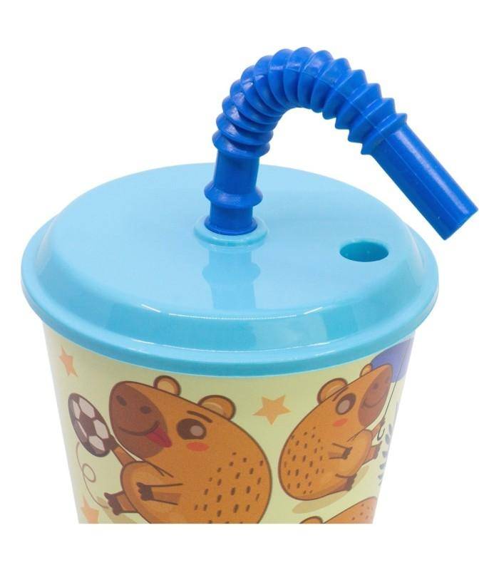Capybara - Becher mit Strohhalm - 430 ml